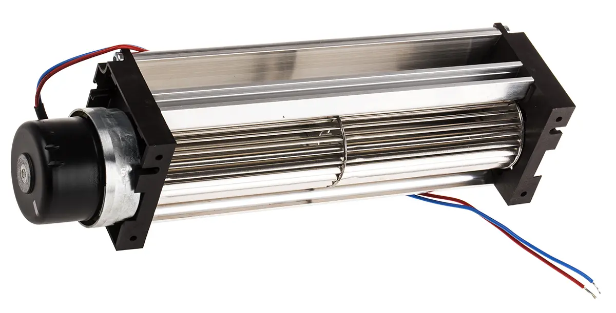 Produktfoto 1 von ebm-papst QG030 Zentrifugallüfter, Tangential, 24V dc, DC, 75 m³/h 47.5 mm, 49 dBA 50mm 201 mm, Kugel