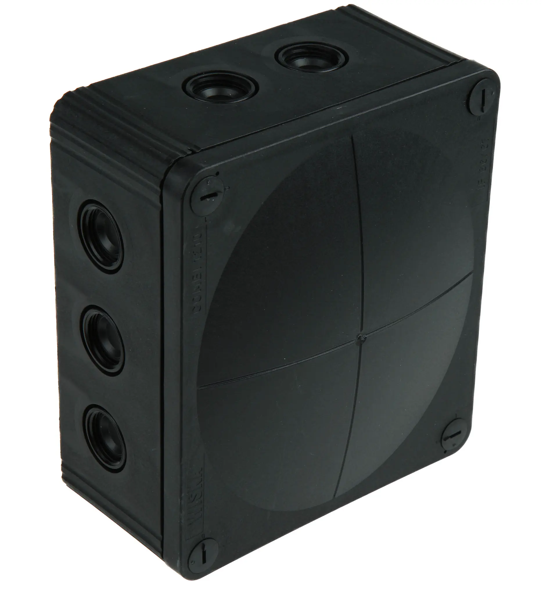 Produktfoto 1 von WISKA COMBI Polypropylen Abzweigdose Schwarz IP66, IP40 4 Breite 140 mm Höhe 81 mm Länge 160 mm
