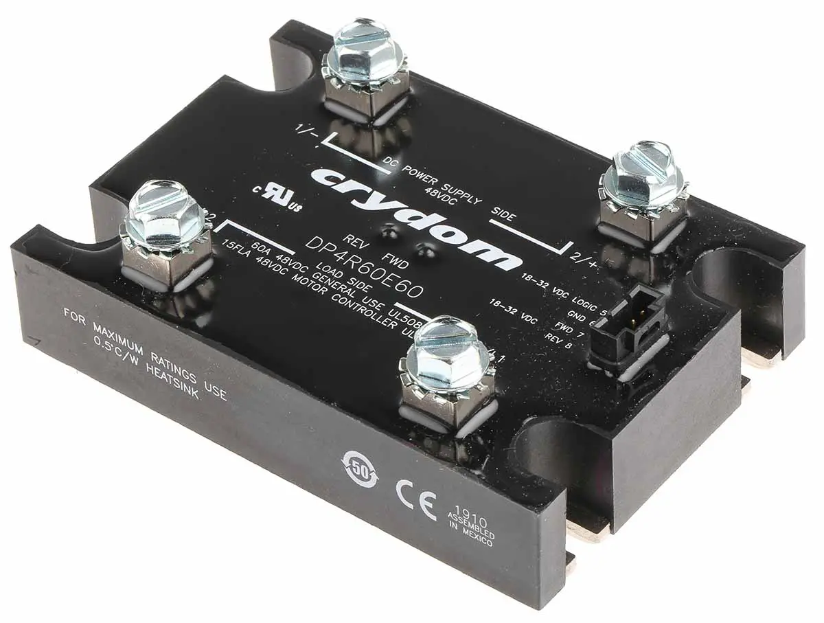 Produktfoto 1 von Sensata / Crydom DP Panel Halbleiterausgang, 3-poliger Schließer 48 V dc 32V dc / 60 A