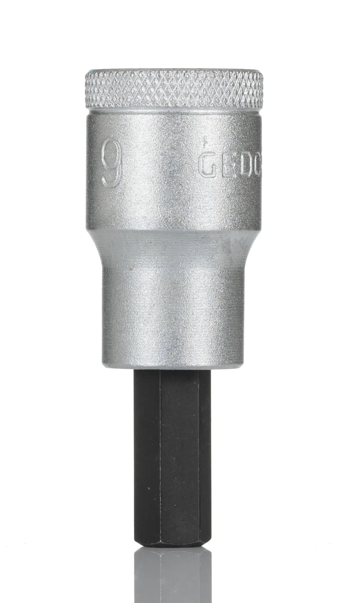 Produktfoto 1 von Gedore 1/2 in 9 mm Sechskant Schraubbit, Sechskant Vanadium Stahl, 1-teilig, 61 mm