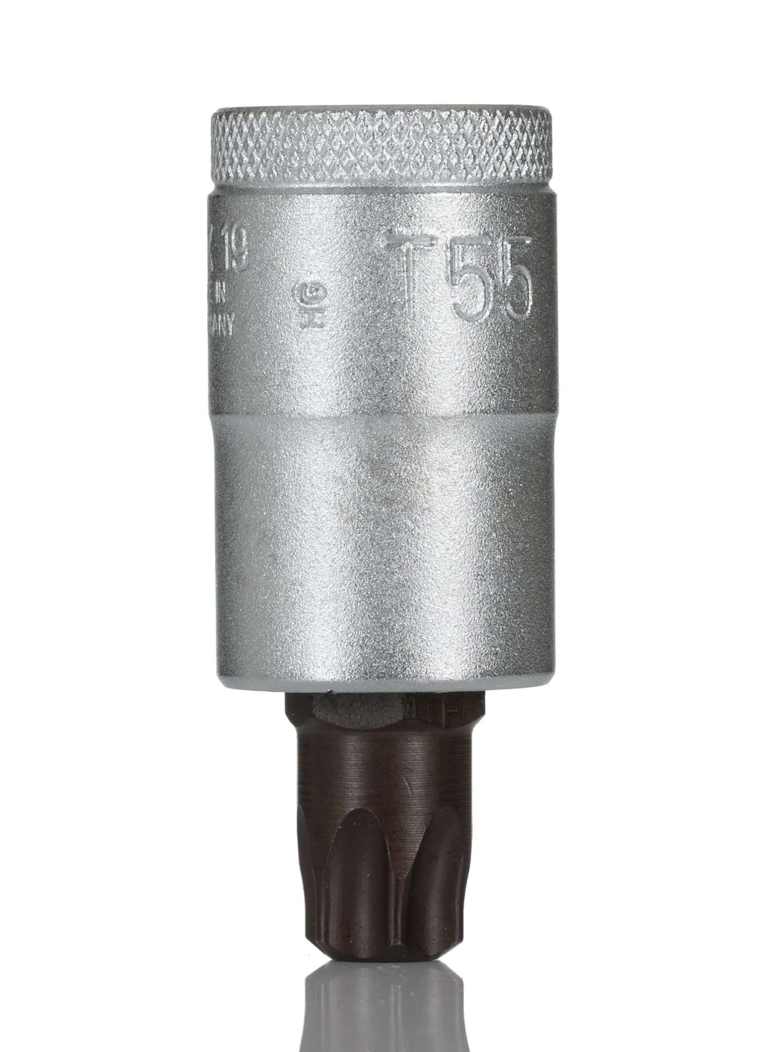 Produktfoto 1 von Gedore 12.7 mm T55 Schraubbit, Vierkant Vanadium Stahl, 1-teilig, 55 mm