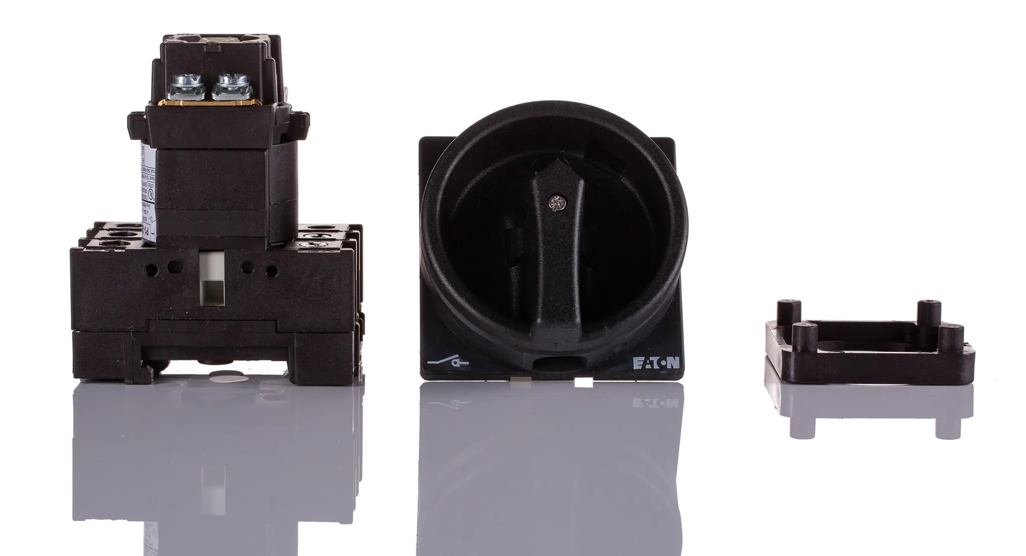 Produktfoto 1 von Eaton Trennschalter 3-polig 25A Schwarz IP 65 7,5kW 690V ac 3 Schließer