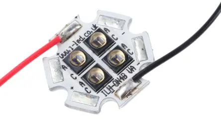 Produktfoto 1 von Intelligent LED Solutions OSLON Black PowerStar IR-LED Array, Leiterplatte 3.96 W, 940 nm, 3740 mW, 45 °, 2-Pin,