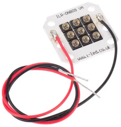Produktfoto 1 von Intelligent LED Solutions ILR-IO09-xxxx-SC201-xx IR-Cluster LED-Leuchte, Kleines Gehäuse mit integrierter Linse 8910 mW,