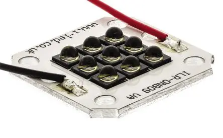 Produktfoto 1 von Intelligent LED Solutions OSLON Black PowerCluster IR-Cluster LED-Leuchte, Leiterplatte 5670 mW, 850 nm, 5400 mW/sr, 90