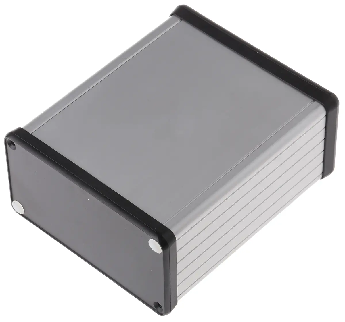 Produktfoto 1 von Hammond 1455; Gehäuse; Aluminium; Silber IP54 Breite 103 mm Höhe 53 mm Länge 120 mm