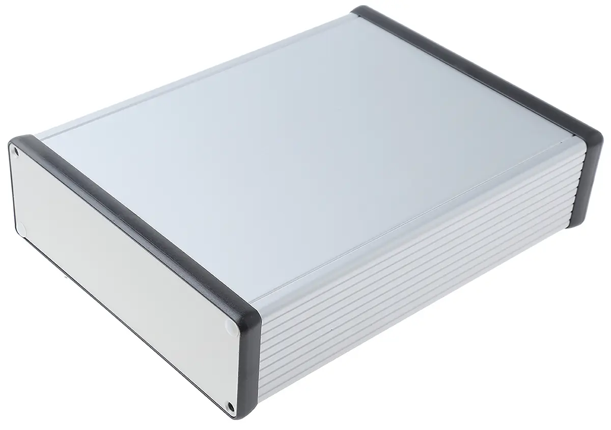Produktfoto 1 von Hammond 1455; Gehäuse; Aluminium; Silber IP54 Breite 160 mm Höhe 51.5 mm Länge 220 mm