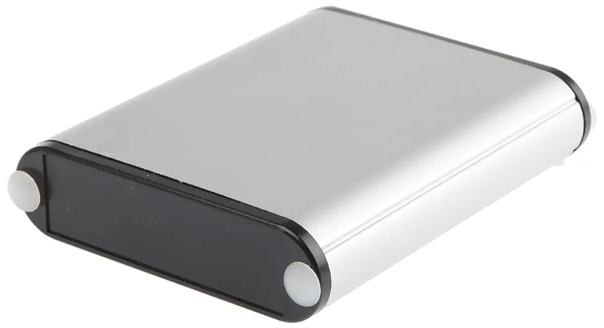 Produktfoto 1 von Hammond 1455; Gehäuse; Aluminium; Silber IP54 Breite 72 mm Höhe 19 mm Länge 81 mm