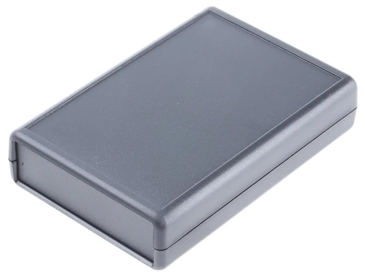 Produktfoto 1 von Hammond, Gehäuse, Schwarz, ABS, IP54 25 mm, 110 mm, 75 mm, 1593