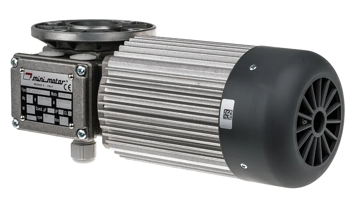 Produktfoto 1 von Mini Motor, 3-Phasen AC-Getriebemotor Umschaltbar, 180 W 93 U/min