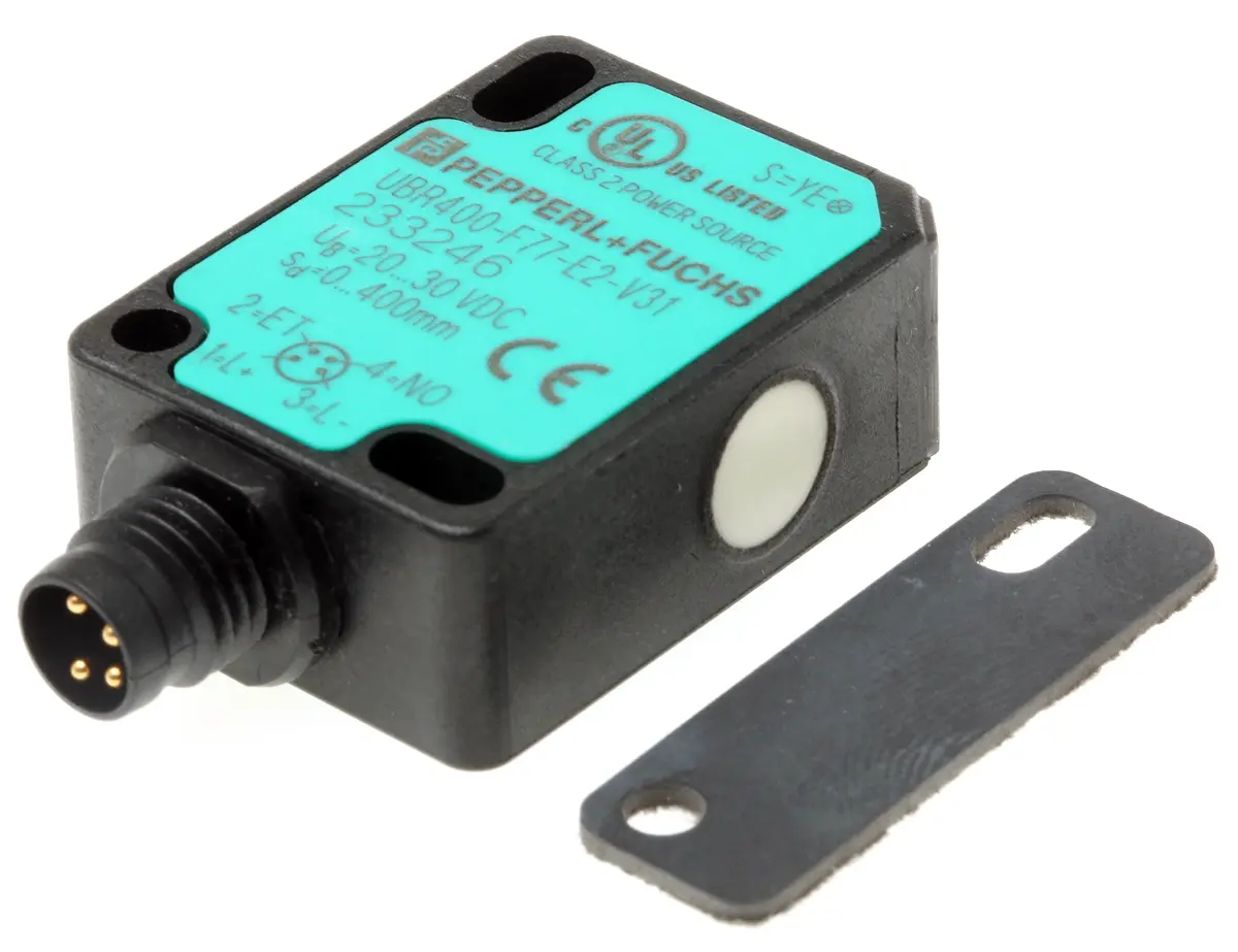 Produktfoto 1 von Pepperl + Fuchs Näherungssensor Ultraschall, Kubisch 400 mm PNP 20 → 30 V dc / 200 mA NO, IP67