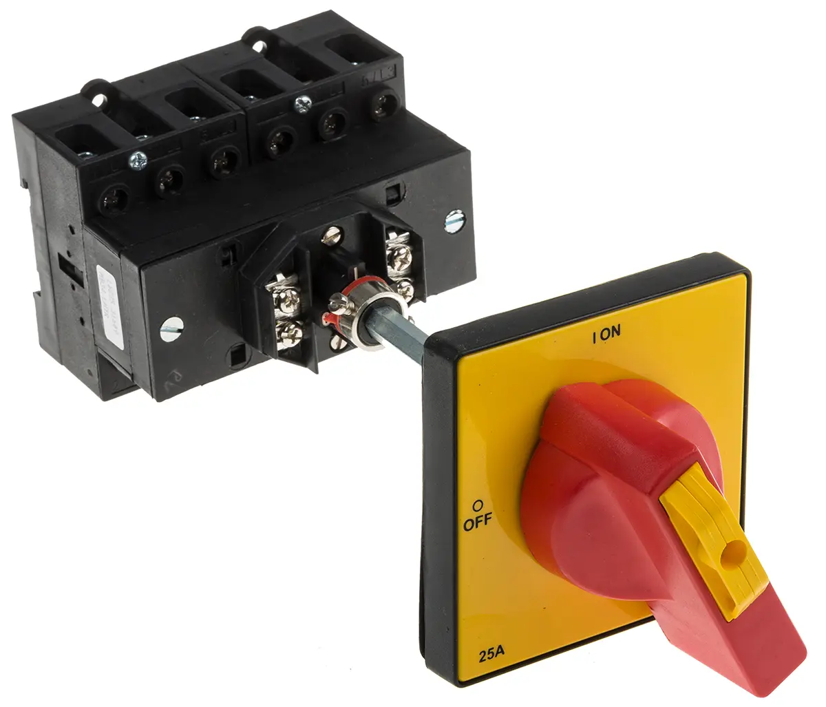 Produktfoto 1 von RS PRO Trennschalter 6P-polig 25A Rot IP 65 15kW 690V ac 1, 3-phasig 6 Schließer