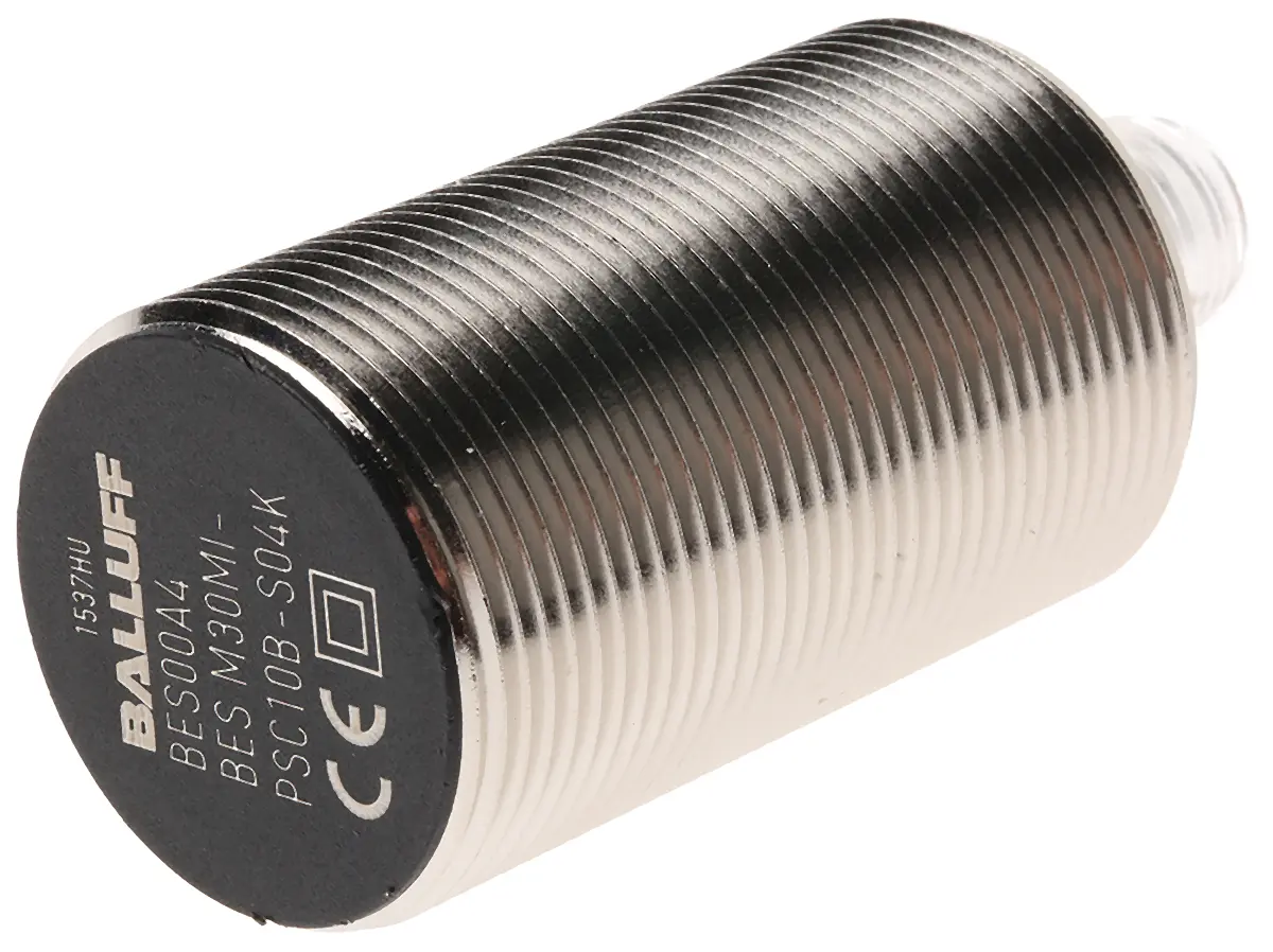 Produktfoto 1 von BALLUFF M30 Näherungssensor Induktiv, Gewinderohr 10 mm PNP 12 → 30 V dc / 200 mA NO, IP68