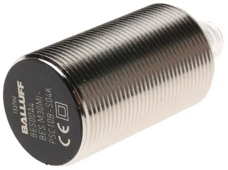 Produktfoto 1 von BALLUFF M30 Induktiver Näherungssensor, Gewinderohr PnP / 200mA 10 mm, IP68 30 V dc