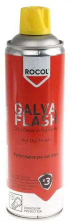Produktfoto 1 von Rocol 500 ml Galva flash Galvanisierte Sprühlackierung Grau Glänzend