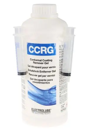 Produktfoto 1 von Electrolube CCRG Thixotropes Gel, Schutzlack- Entferner -Gel Konforme Beschichtung Klar, Flasche 1 L