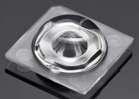 Produktfoto 1 von Ledil Siri LED Linse 1-LEDs Vierkant aus Polymethylmethacrylat Vierkant, Klar 58+132 to 74+137 ° x 4.2 mm