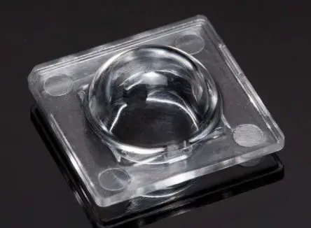 Produktfoto 1 von Ledil Siri LED Linse 1-LEDs Vierkant aus Polymethylmethacrylat Vierkant, Klar 124 to 154 ° x 4.9 mm