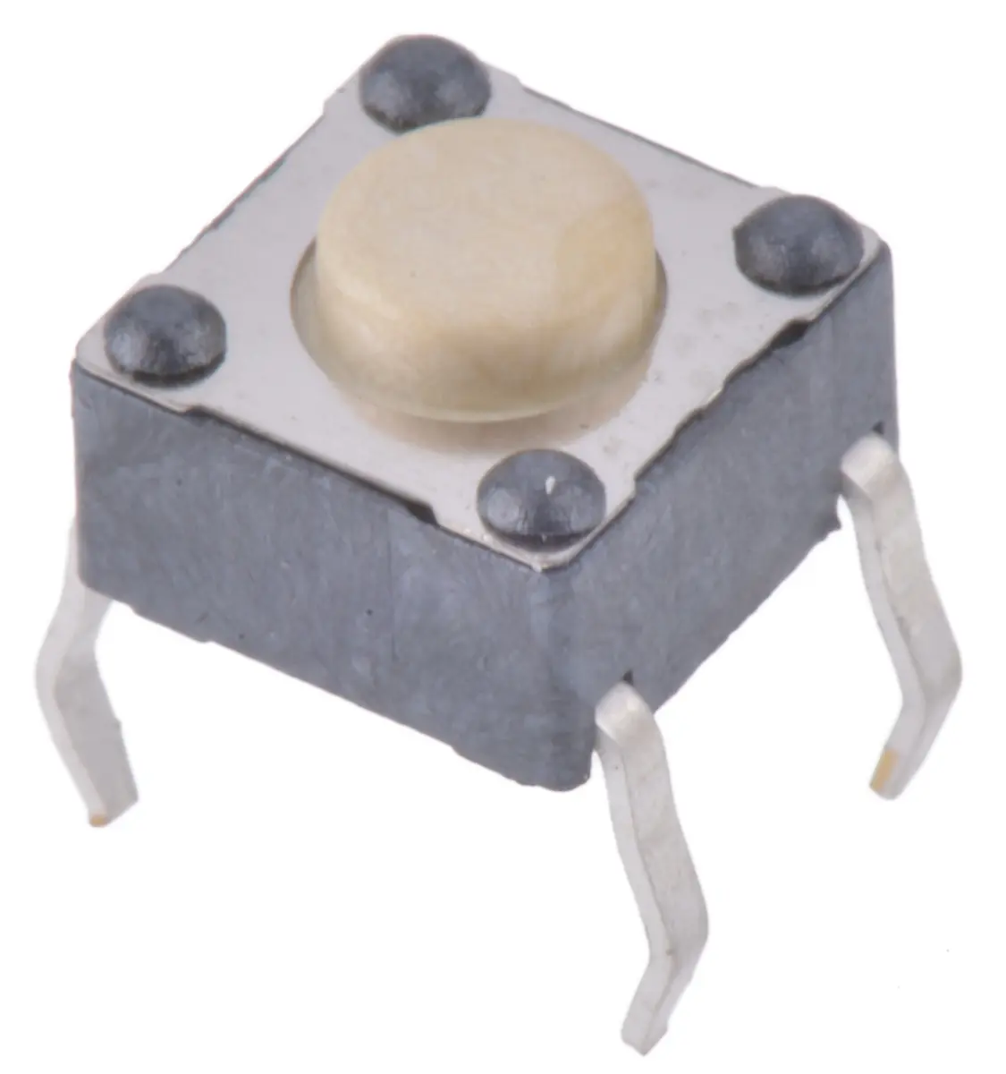Produktfoto 1 von Würth Elektronik Taster SPST, Lötanschluss 50 mA @ 12 V dc Tastend 0.9mm Taster Weiß, 6.2 x 6.5mm B. 6.2mm L. 6.5mm