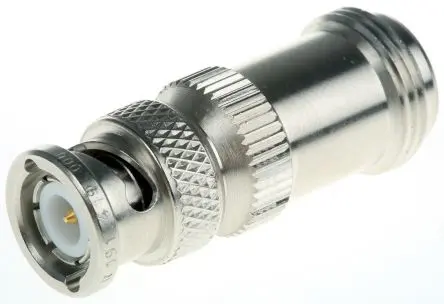 Produktfoto 1 von Radiall HF Adapter, 50 Ω, Gerade, 4GHz Stecker Buchse, Koaxial Nennspannung
