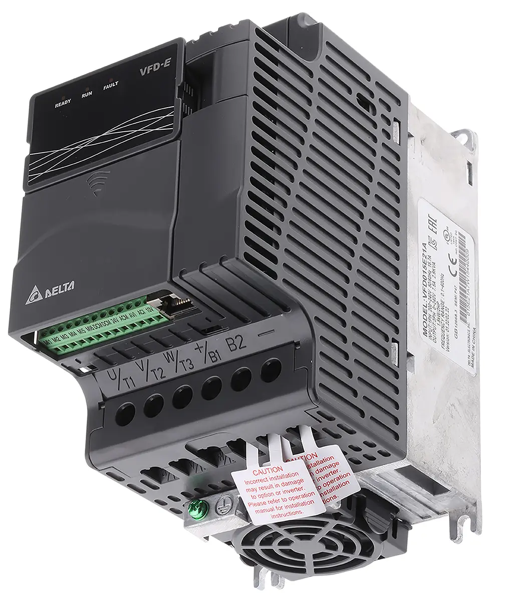 Produktfoto 1 von Delta Electronics VFD-E 1-Phasen Frequenzumrichter 1.5 kW 264 V 7.5 A 600Hz