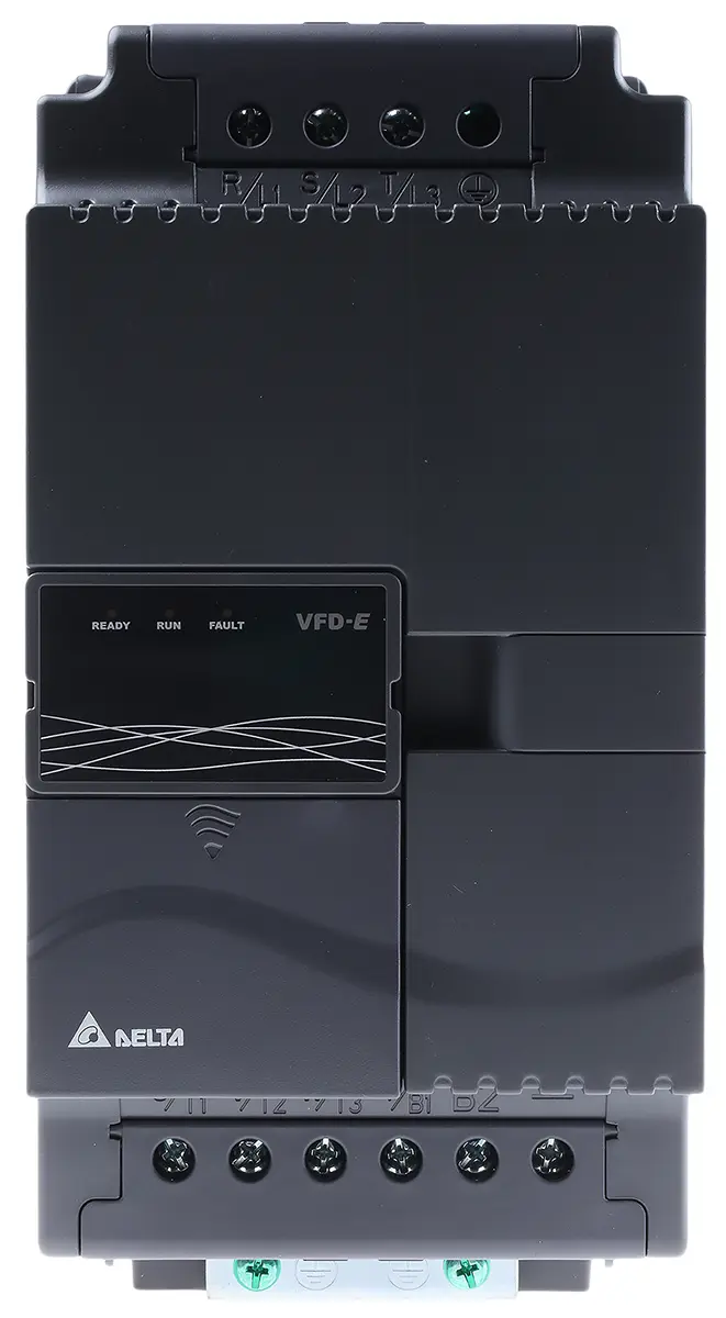Produktfoto 1 von Delta Electronics VFD-E 3-Phasen Frequenzumrichter 5.5 kW 528 V 13 A 599Hz