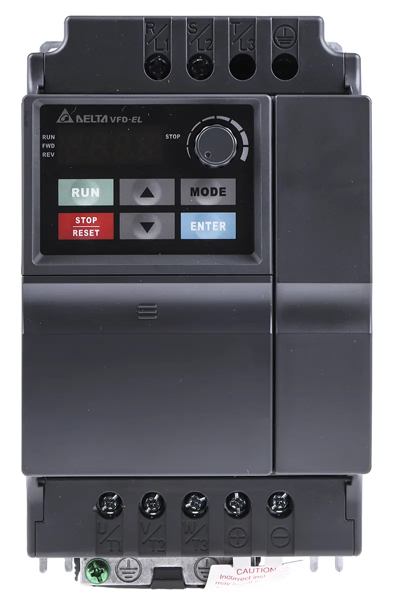 Produktfoto 1 von Delta Electronics VFD-EL 1-Phasen Frequenzumrichter 2.2 kW 264 V 11 A 599Hz