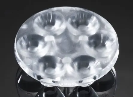 Produktfoto 1 von Ledil Anna LED Linse 6-LEDs Rund aus Polymethylmethacrylat Weitwinkel, Klar 36 °, Ø 40 mm x 10.7 mm