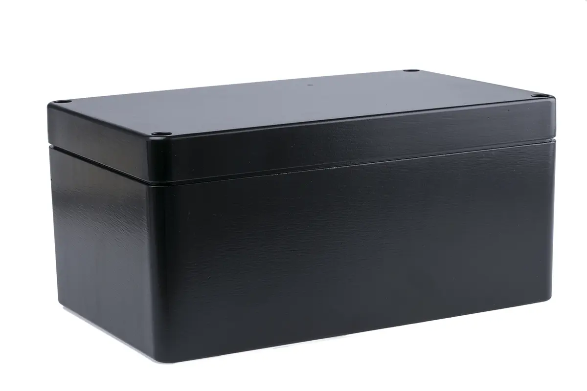 Produktfoto 1 von Deltron 486; Gehäuse; Aluminium; Schwarz IP68 Breite 160 mm Höhe 120 mm Länge 260 mm