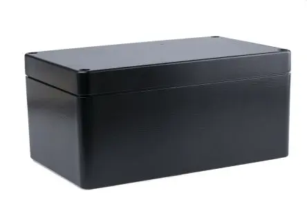 Produktfoto 1 von Deltron 486; Gehäuse; Aluminium; Schwarz IP68 Breite 160 mm Höhe 120 mm Länge 260 mm