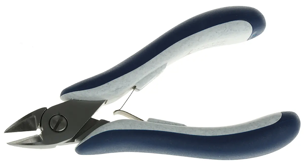 Produktfoto 1 von ideal-tek ESD-Sicherheit Halbbündig Seitenschneider 130 mm / Backen 16mm, Schneidleistung 2 mm