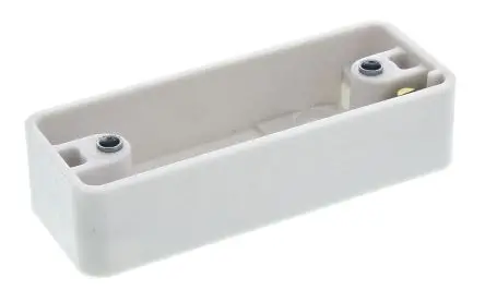 Produktfoto 1 von MK Electric Einbaubox Hochglanz, 6-fach, Hochwertiger Duroplast, 33mm SASO, BS, NF, BS EN, IEC, 16 mm Oberfläche,