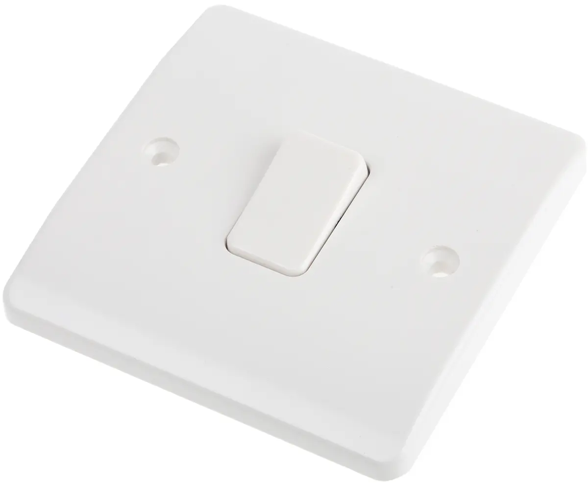 Produktfoto 1 von MK Electric K48 Lichtschalter 1-teilig Wippschalter, 1 Wege 10A