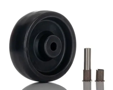 Produktfoto 1 von Tente Rollwagenrolle Schwarz, 250 kg Ø 100 mm, B. 35 mm