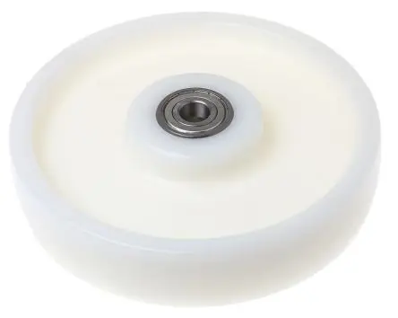 Produktfoto 1 von Tente Rollwagenrolle Weiß, Mat. Nylon, 1320 kg Ø 250 mm, B. 50 mm