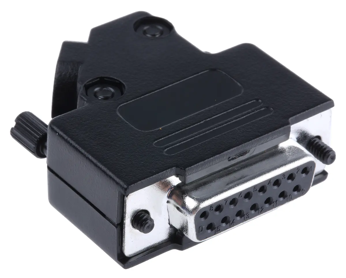 Produktfoto 1 von MH Connectors MHD45PPK D-Sub-Steckverbinder 45 Grad, 15-polig