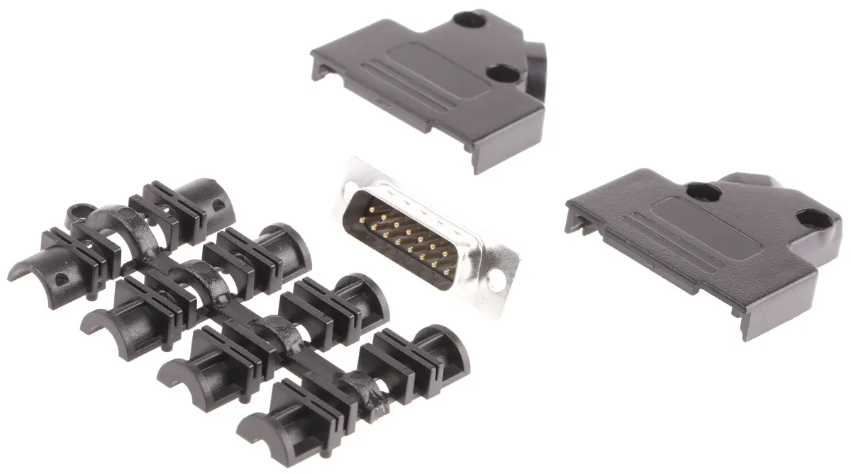 Produktfoto 1 von MH Connectors MHD45PPK D-Sub-Steckverbinder 45 Grad, 15-polig