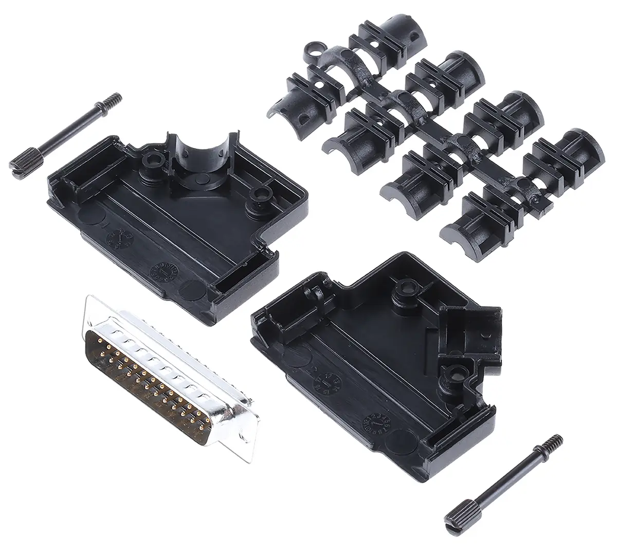 Produktfoto 1 von MH Connectors MHD45PPK D-Sub-Steckverbinder 45 Grad, 25-polig