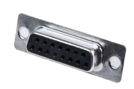 Produktfoto 1 von MH Connectors MHDB D-Sub-Steckverbinder A Gerade, 15-polig 2.77 mm Raster, Kabel