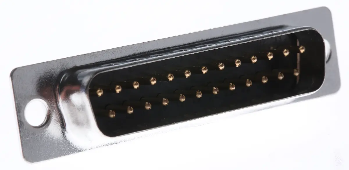 Produktfoto 1 von MH Connectors MHDB D-Sub-Steckverbinder B Gerade, 25-polig 2.77 mm Raster, Kabel