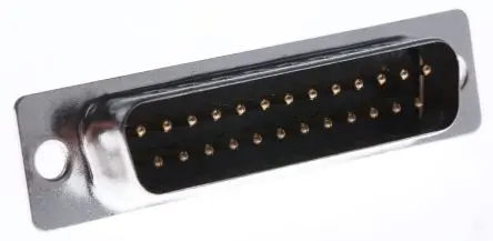 Produktfoto 1 von MH Connectors MHDB D-Sub-Steckverbinder B Gerade, 25-polig 2.77 mm Raster, Kabel