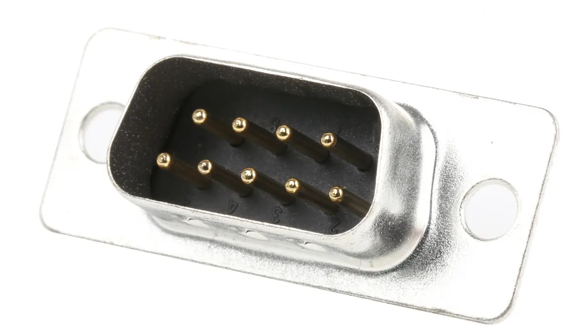 Produktfoto 1 von MH Connectors MHDM D-Sub-Steckverbinder E Gerade, 9-polig 2.77 mm Raster, Kabel