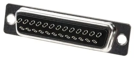 Produktfoto 1 von MH Connectors MHDB D-Sub-Steckverbinder B Gerade, 25-polig 2.77 mm Raster, Kabel