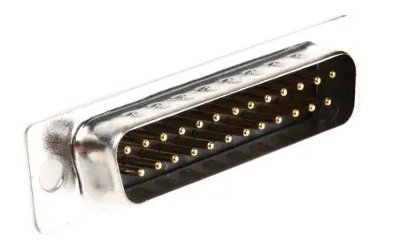 Produktfoto 1 von MH Connectors MHDM D-Sub-Steckverbinder B Gerade, 25-polig 2.77 mm Raster, Kabel