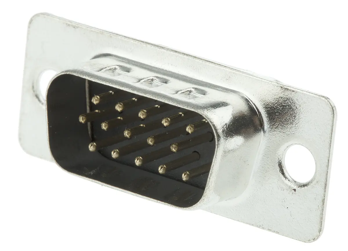 Produktfoto 1 von MH Connectors MHDDS D-Sub-Steckverbinder E Gerade, 15-polig 2.99 mm Raster, Kabel