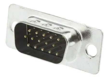 Produktfoto 1 von MH Connectors MHDDS D-Sub-Steckverbinder E Gerade, 15-polig 2.99 mm Raster, Kabel