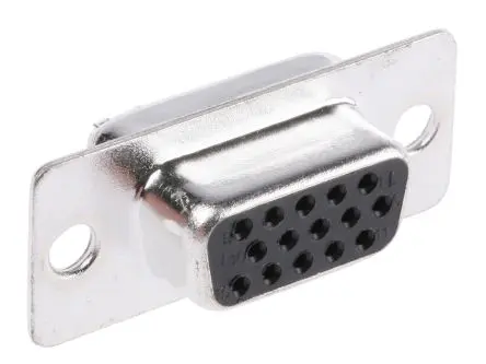 Produktfoto 1 von MH Connectors MHDDS D-Sub-Steckverbinder E Gerade, 15-polig 2.99 mm Raster, Kabel Buchse