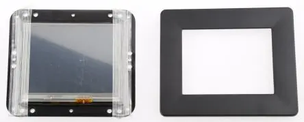 Produktfoto 1 von Bridgetek 88.9 mm Anzeigetafel, Resistiver Touchscreen Evaluierungsmodul FT800 Basic EVE Black Bezel