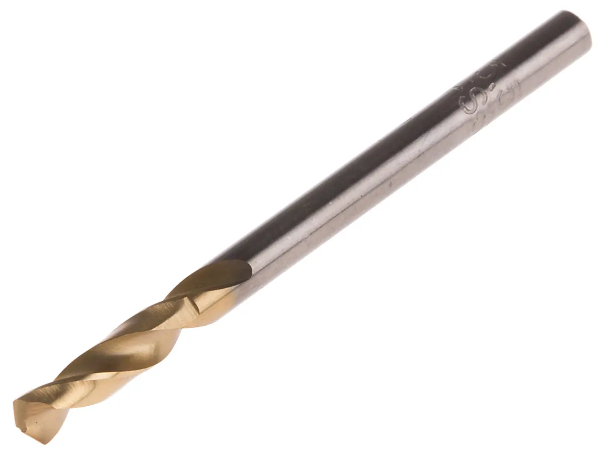 Produktfoto 1 von RS PRO HSS Spiralbohrer 3.5mm x 52 mm, 5 Stück