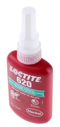 Produktfoto 1 von Loctite 620 Fügeklebstoff, Hoch Flüssig Grün Methacrylatester, Flasche 50 ml, 230 °C, -55 °C